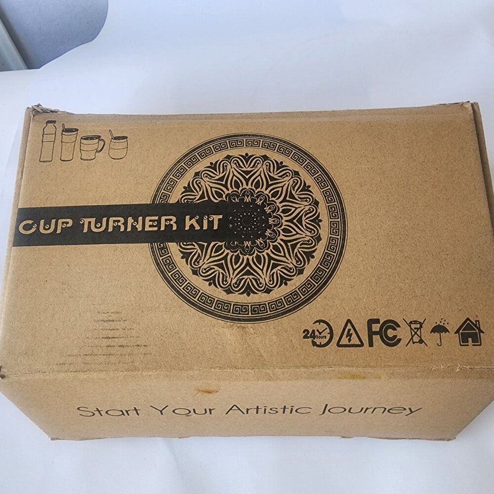 Cup Turner Spinner Kit Tumbler DIY Kit Set - Picture 3 of 14
